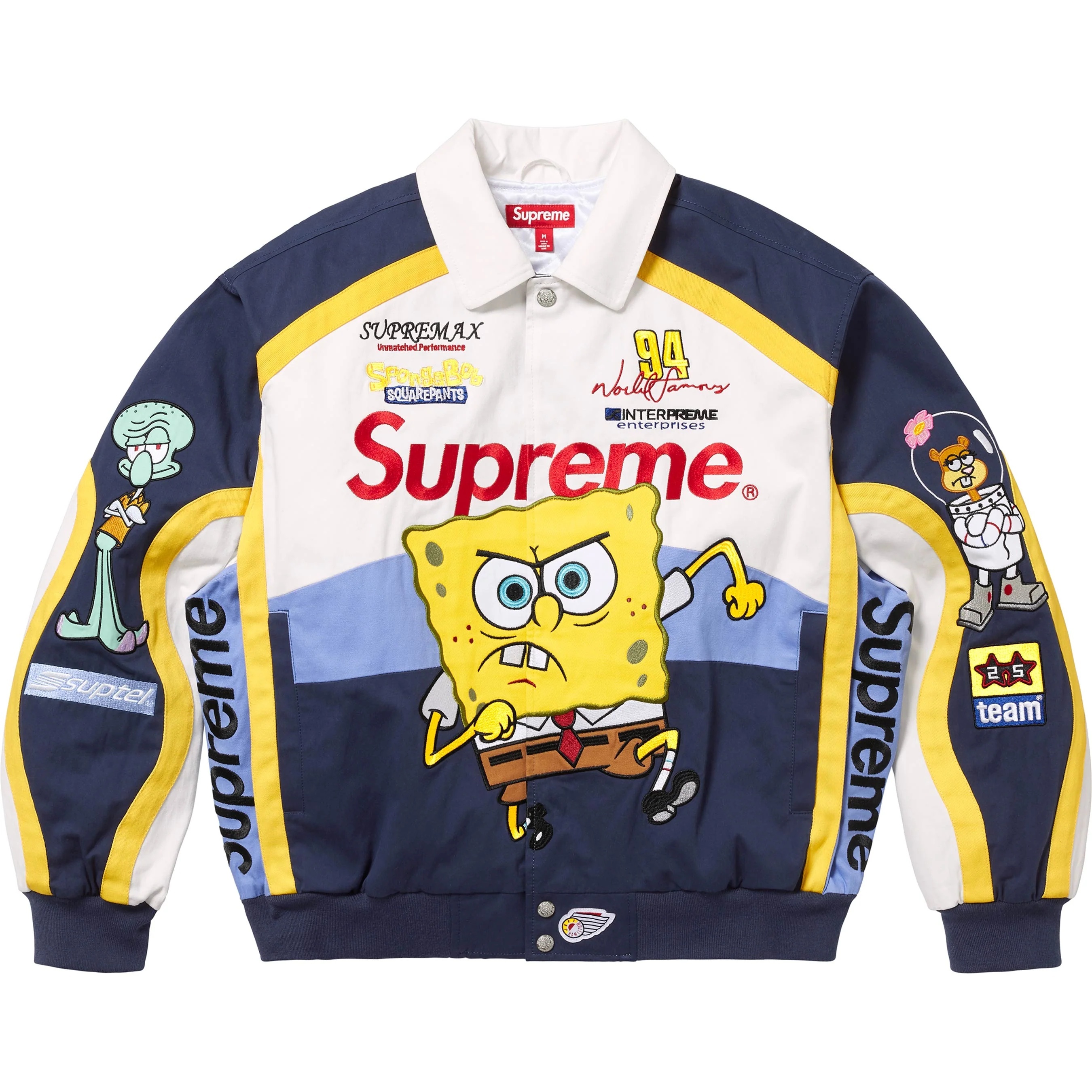 Supreme®/SpongeBob SquarePants Jeff Hamilton Racing Jacket view 16